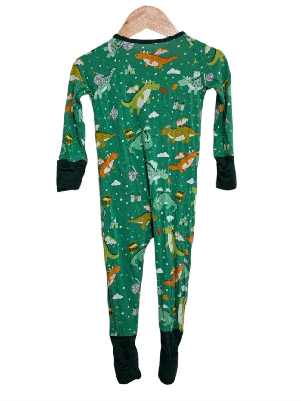 Little Sleepies Dragon Dreamland Zippy Size 6-12 Months